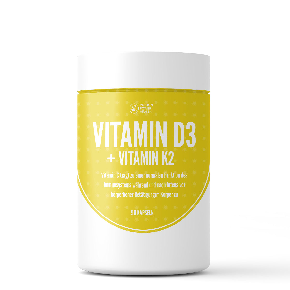 Vitamin D3 + K2 (Hochdosiert: 10.000 IE) - 90 Kapseln